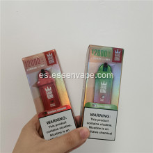 Bang King Vape 12000 bocanadas de vape desechable Suecia